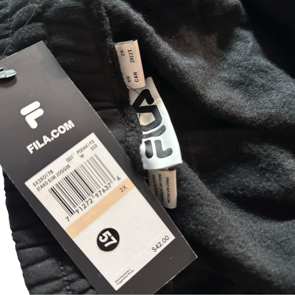 NWT FILA Sweat Pants w/Drawstring - Picture 5 of 5